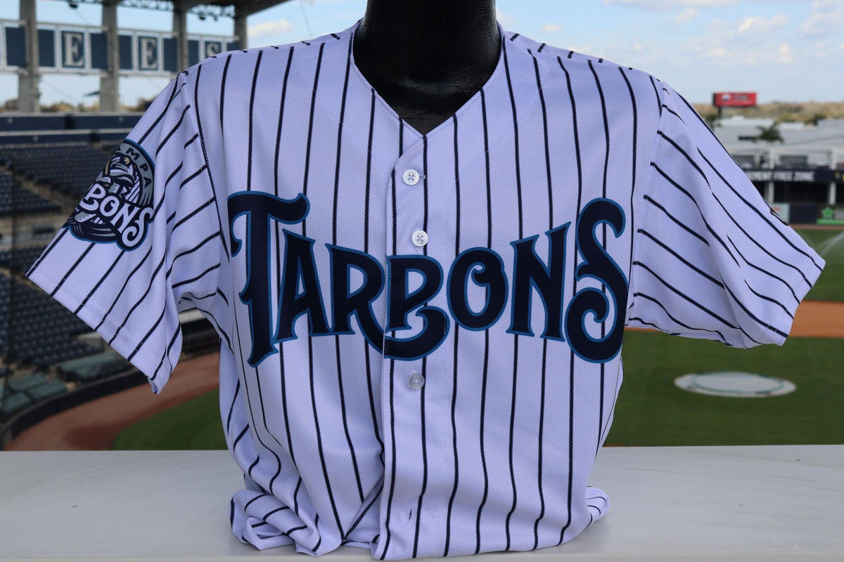 Tampa Tarpons Jersey - White - 4XL - Royal Retros