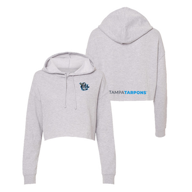 Tampa Tarpons Women's Embroidered Cropped Hoodie